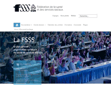 Tablet Screenshot of fsss.qc.ca